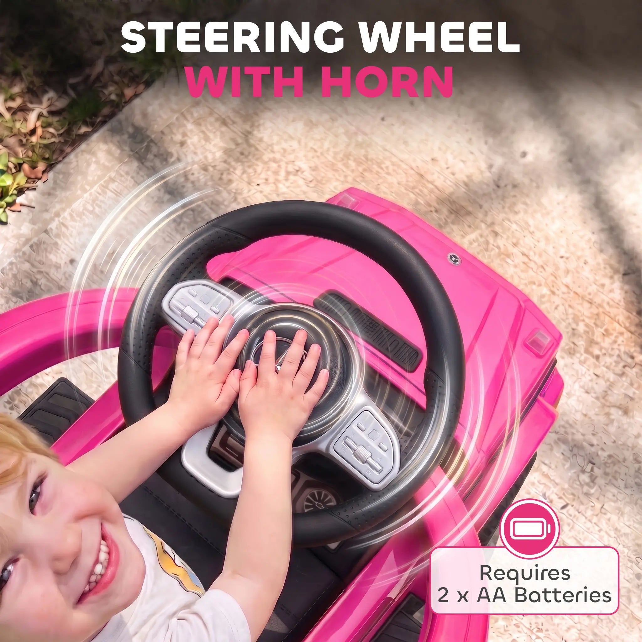 Mercedes-Benz G350 Licensed Push Car, Pink Push Cars for Toddlers at Gallery Canada