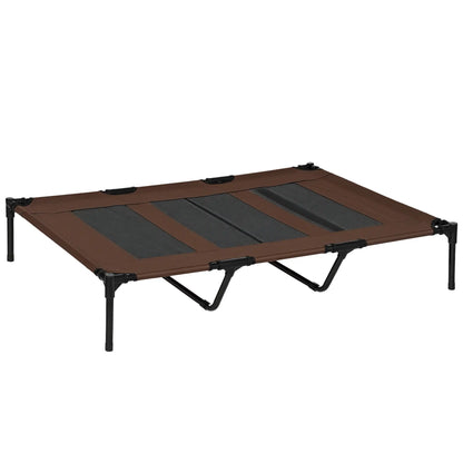 Elevated Dog Bed, XL Dog Cot, 48" x 36" x 9", Coffee Elevated Dog Beds Coffee and Black at Gallery Canada