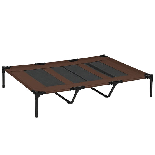 Elevated Dog Bed, XL Dog Cot, 48" x 36" x 9", Coffee Elevated Dog Beds Coffee and Black at Gallery Canada