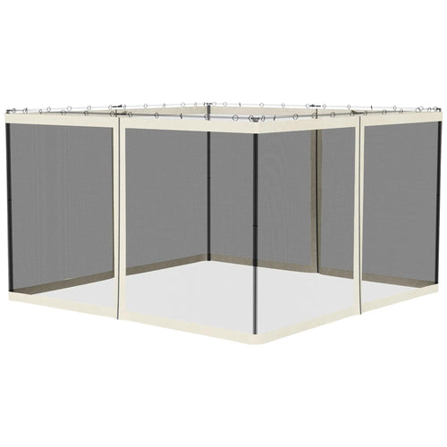 Replacement Mosquito Netting, 10' x 12', Black, White