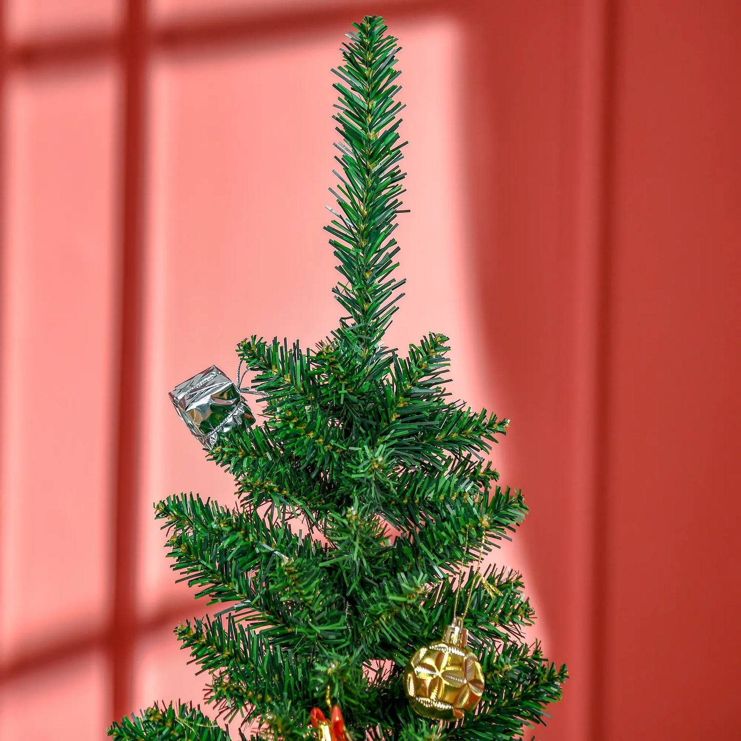 5FT Pencil Christmas Tree, Realistic Branches, Stable Stand, Green Pencil Christmas Trees at Gallery Canada