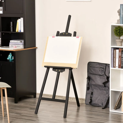 55" Pine Wood Painting Easel Stand, Adjustable Folding Art Easel, Black Dress Form & Mannequins at Gallery Canada