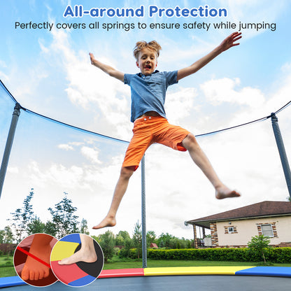 Trampoline Pad Replacement, 14 ft, Safety Pad with Straps, Multicolor Outdoor Play at Gallery Canada