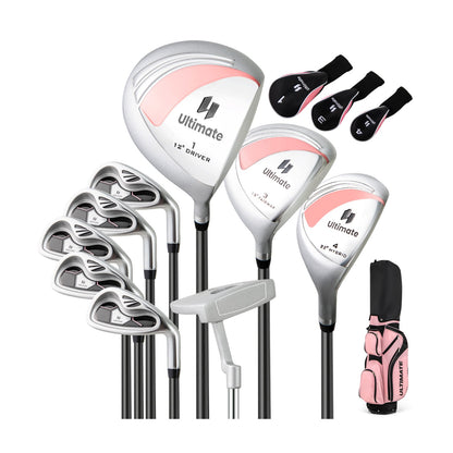 Women's Complete Golf Club Set, 10 Pieces, Alloy Driver, Pink Golf at Gallery Canada