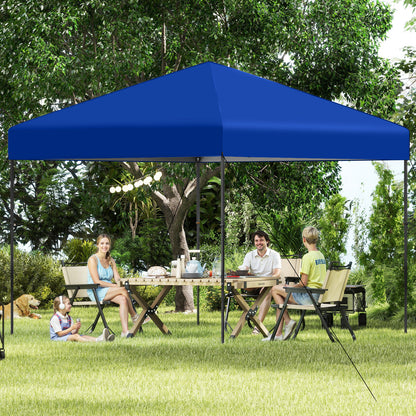 10 X 10 Feet Pop Up Canopy Tent, With Carrying Bag, Blue Canopies at Gallery Canada