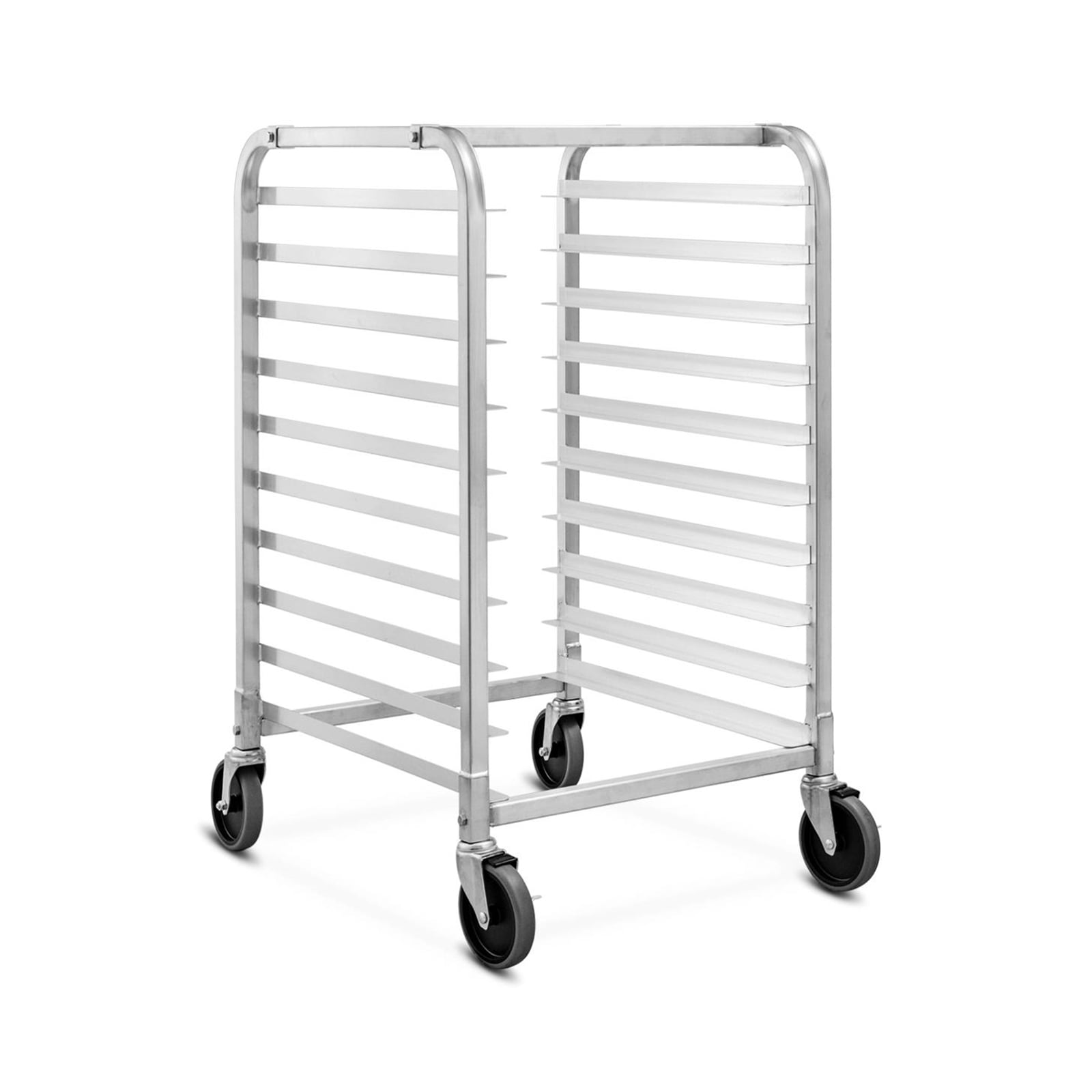 10 Sheets Aluminum Rolling Pan Rack, Silver Baker's Racks at Gallery Canada
