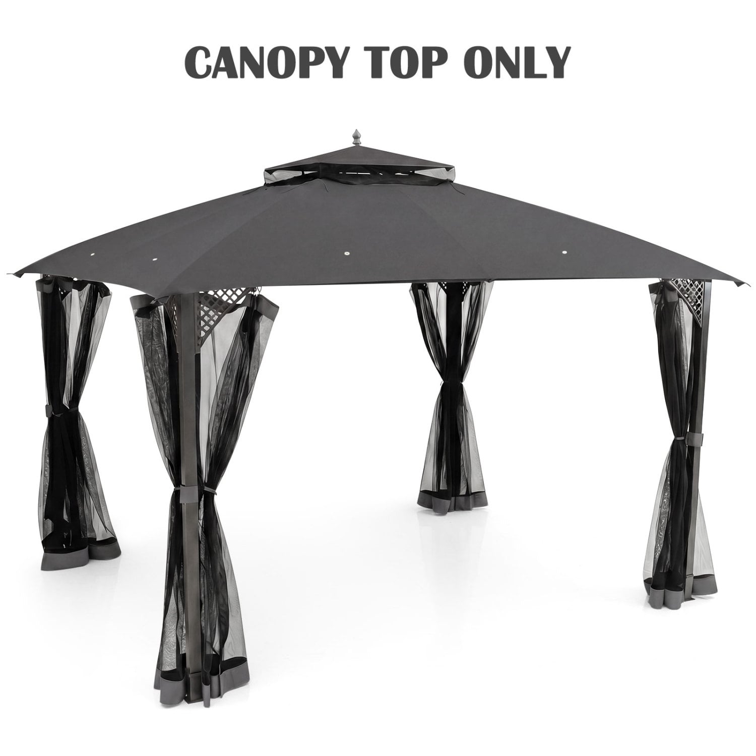 10 X 12 Ft Gazebo Replacement Top, Gray Gazebos at Gallery Canada