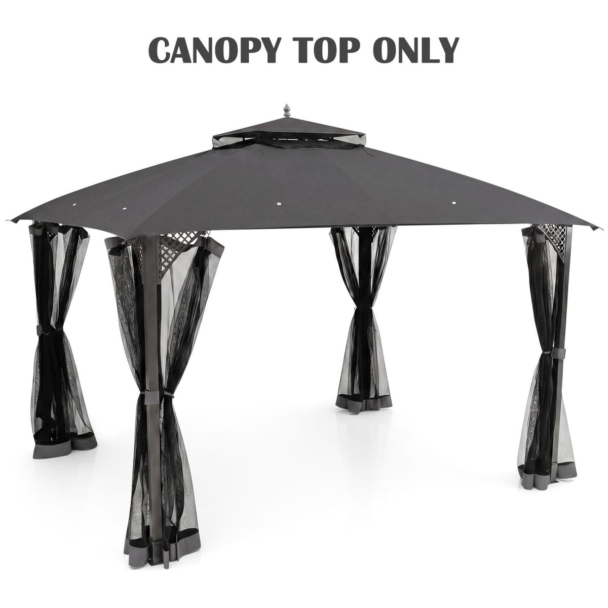 10 X 12 Ft Gazebo Replacement Top, Gray Gazebos at Gallery Canada