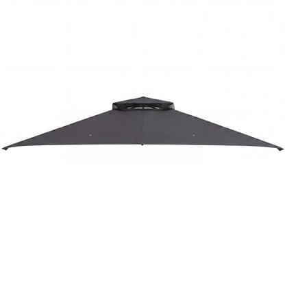 10 X 12 Ft Gazebo Replacement Top, Gray Gazebos Gray at Gallery Canada