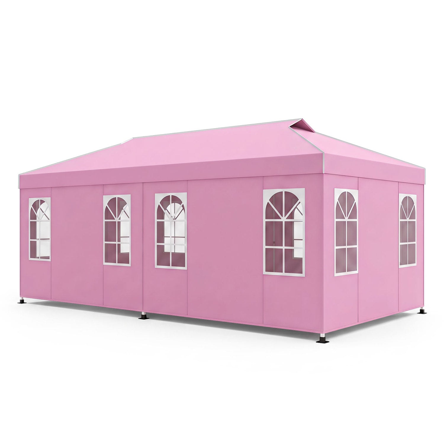 10 x 20 FT Pop Up Canopy Tent with 6 Sidewalls, Pink Tents Pink at Gallery Canada