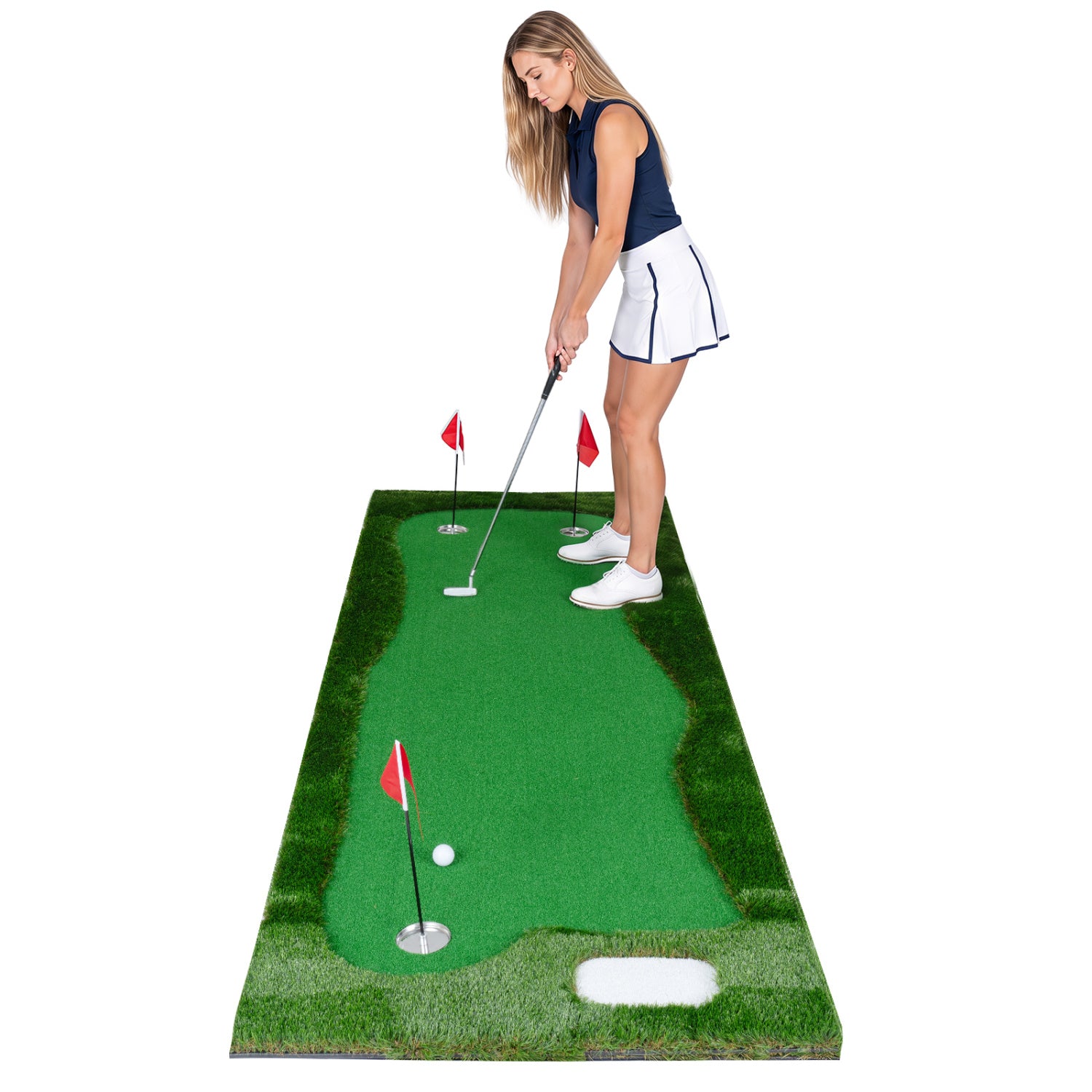 Golf Putting Green, 3 Hole Cups & Flags Golf at Gallery Canada