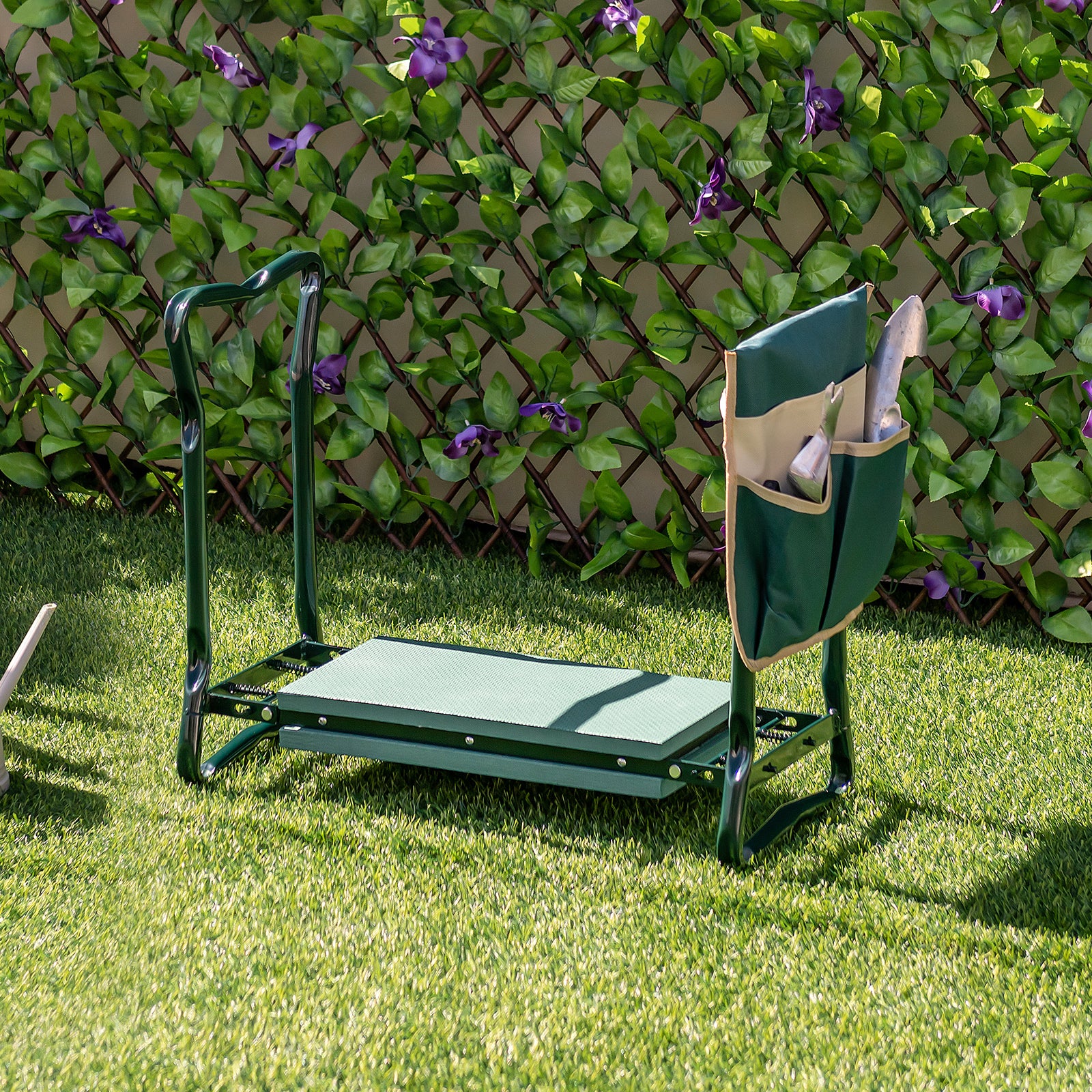 Folding Garden Kneeler Pad, Cushion Seat, Green Garden Tools at Gallery Canada