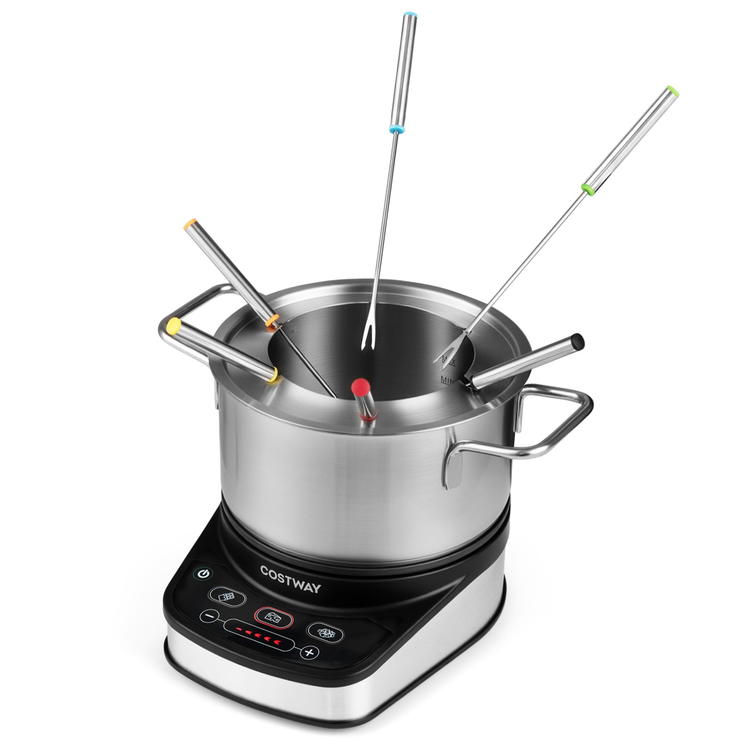 1200W Electric Fondue Pot, 3 L Removable Pot, 6 Forks Small Appliances at Gallery Canada
