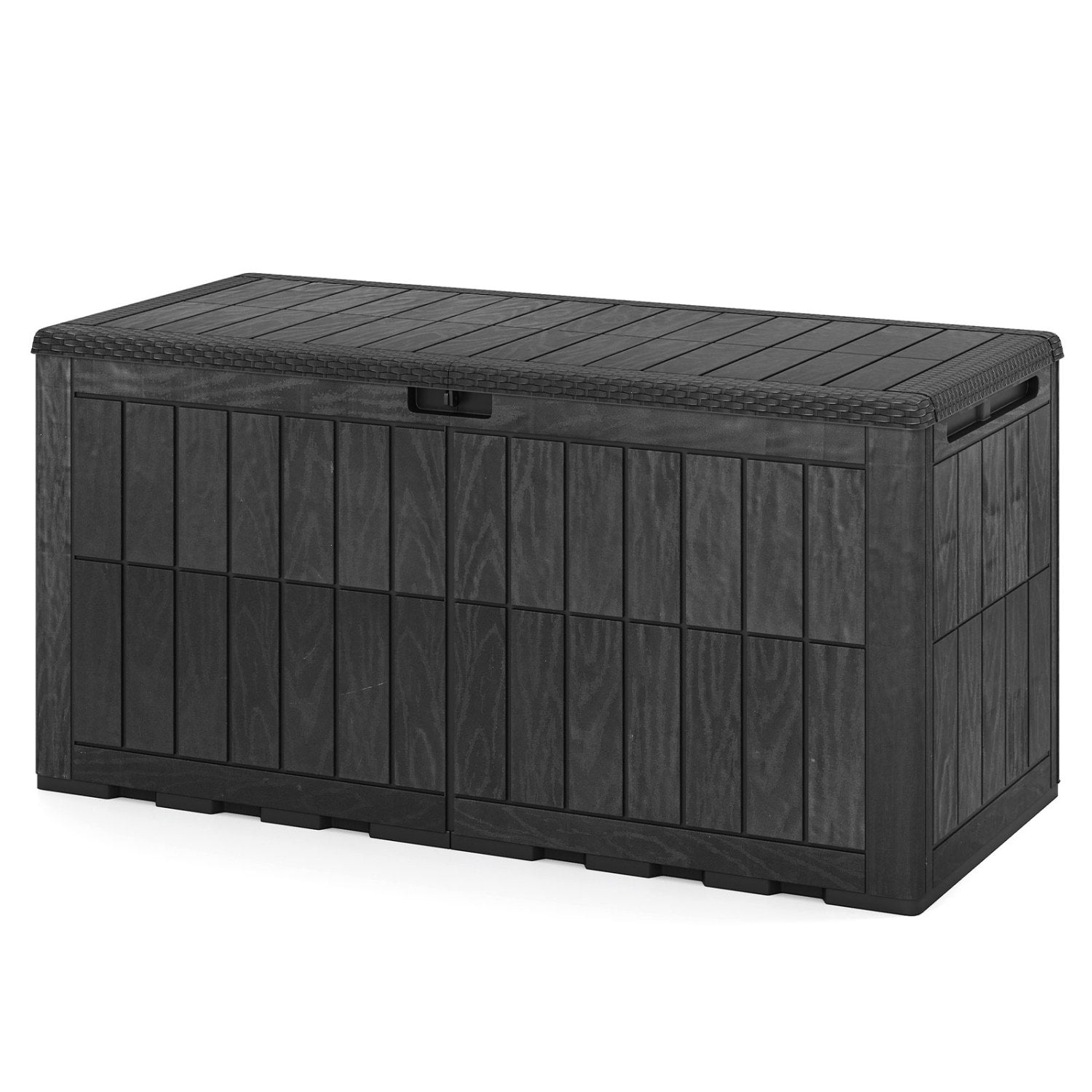 120 Gal Outdoor Deck Box, Garden Tools Storage, Black Sheds & Outdoor Storage at Gallery Canada