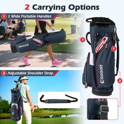 Lightweight Portable Golf Cart Bag, Navy Golf at Gallery Canada