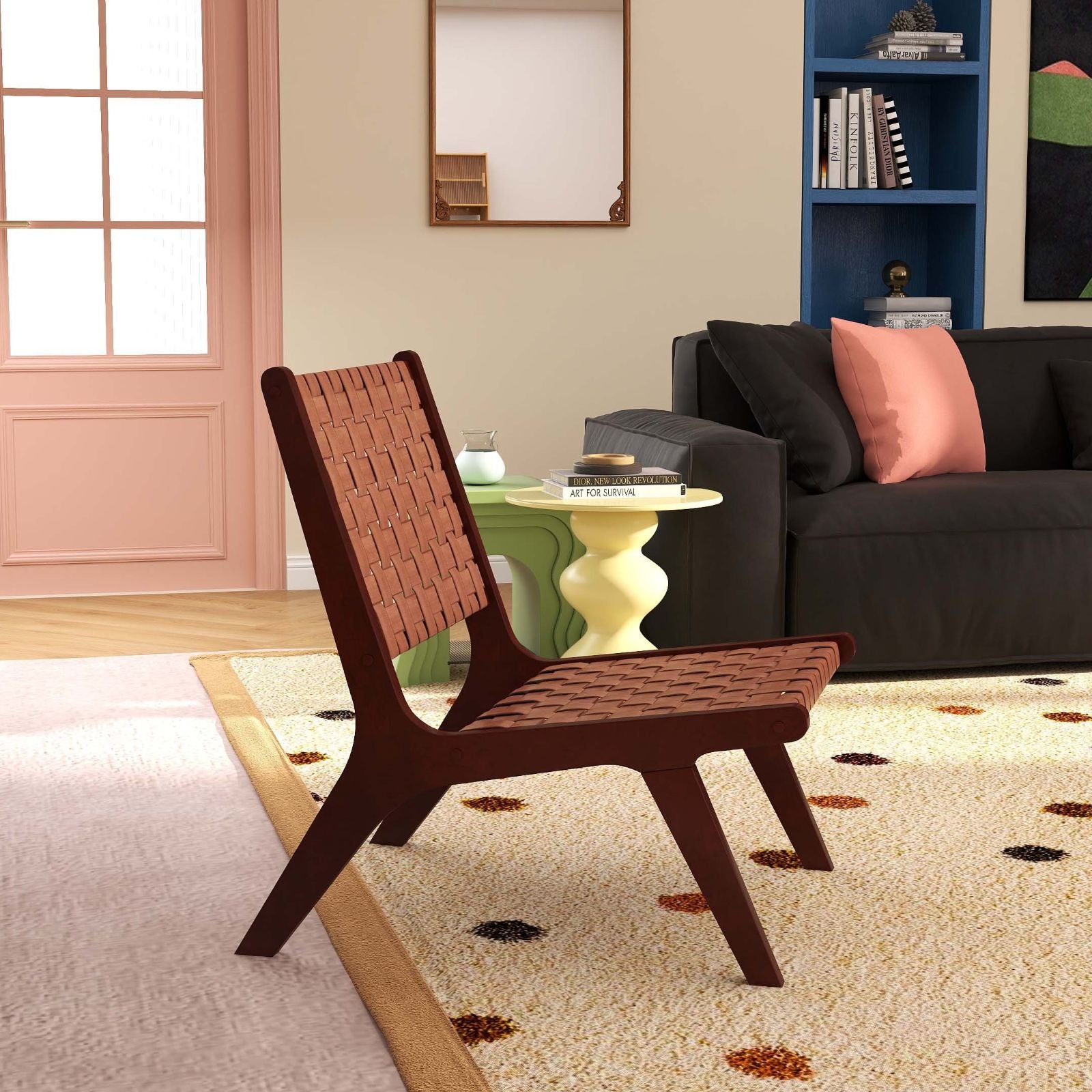 Modern Living Room Furniture Set (Bookcase + Coffee Table + End Table + Accent Chair) Living Room at Gallery Canada