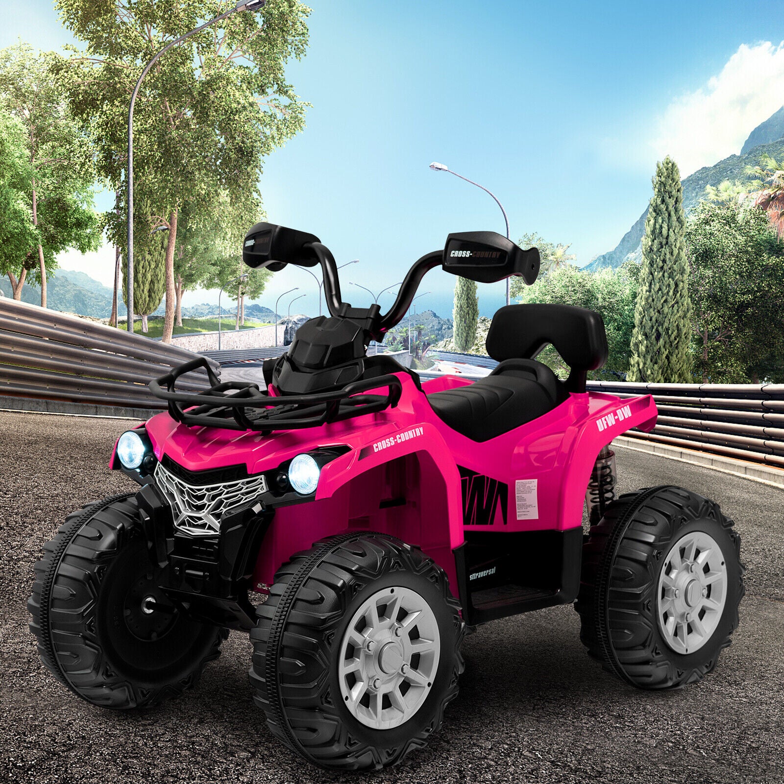 Kids Ride On ATV 4 Wheeler, 12V, Pink Powered Ride On Toys at Gallery Canada