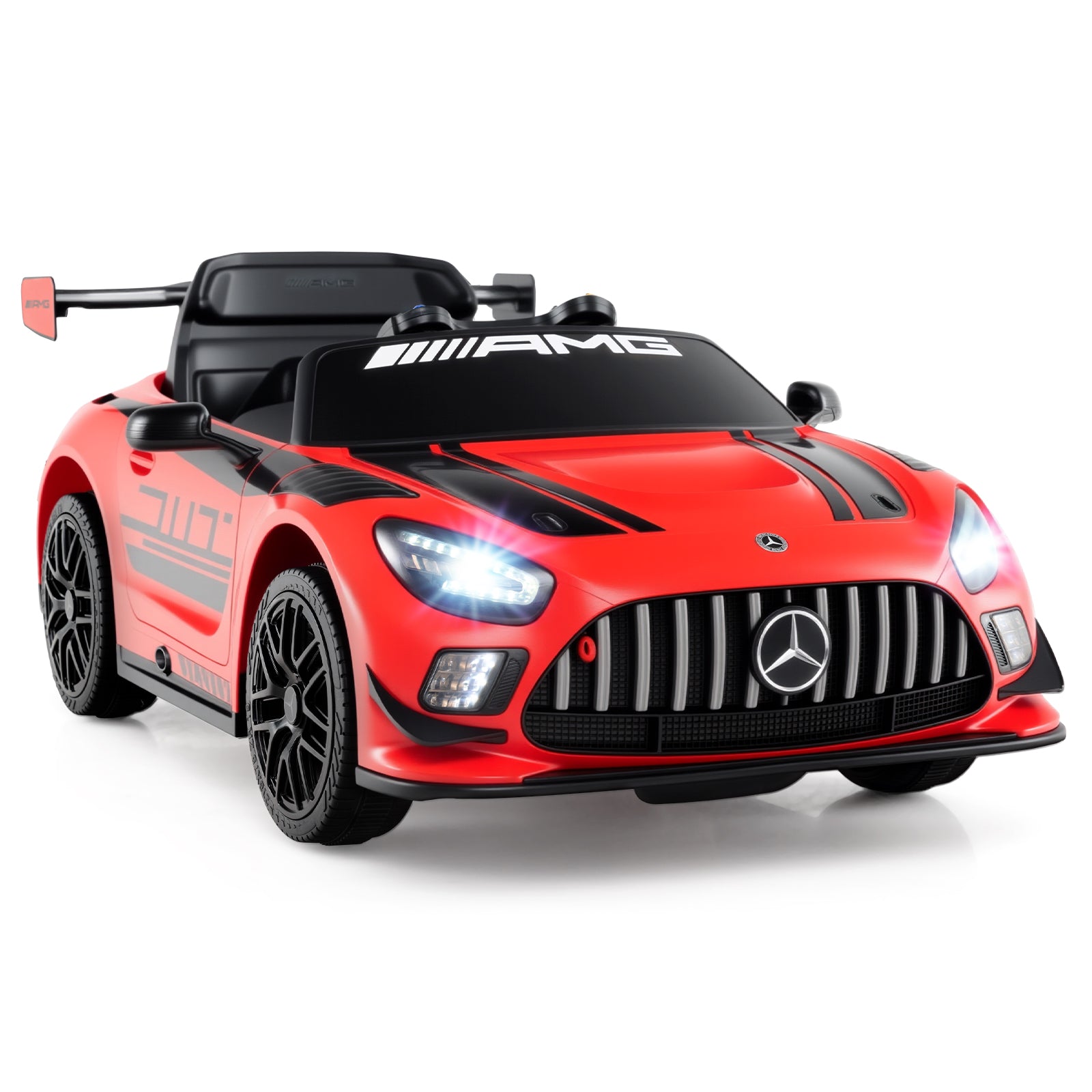 12V Kids Ride On Car, Adjustable Speed, Red Powered Ride On Toys at Gallery Canada