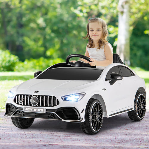12V Kids Ride On Car With Remote, White