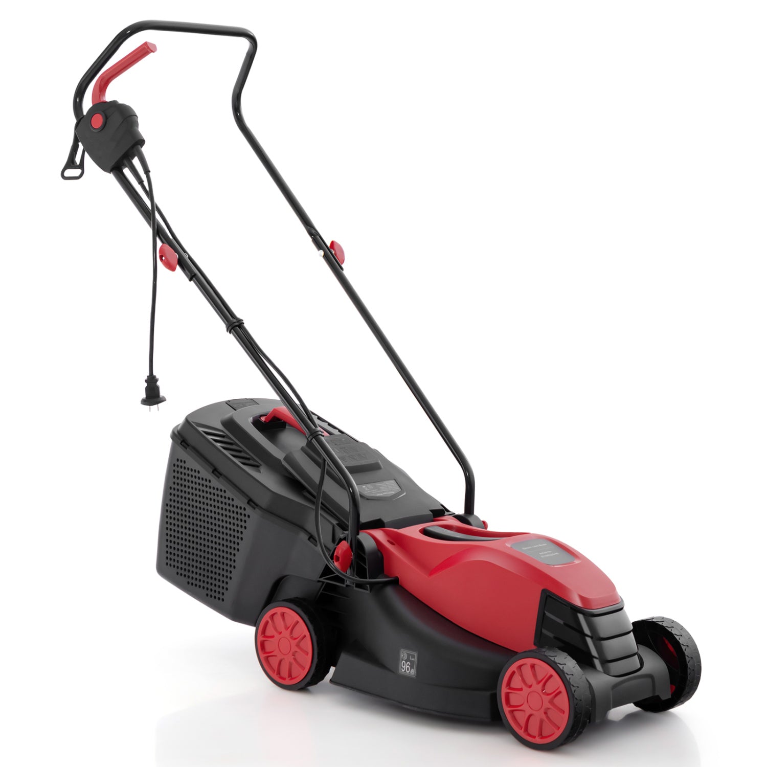 12-Amp 13.5 Inch Adjustable Electric Corded Lawn Mower, Red Lawn Care Tools at Gallery Canada