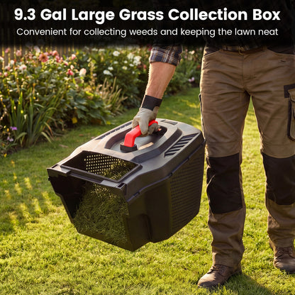 12-Amp 13.5 Inch Adjustable Electric Corded Lawn Mower, Red Lawn Care Tools at Gallery Canada