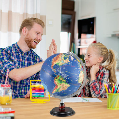 12 Inch Illuminated World Globe, Antique Night Lamp, Navy Learning Toys at Gallery Canada