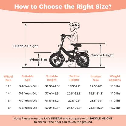 12 Inch Kids Bike Adjustable for 3-8 Years Old Children Pink - Stars & Moon, Pink Kids Bike at Gallery Canada