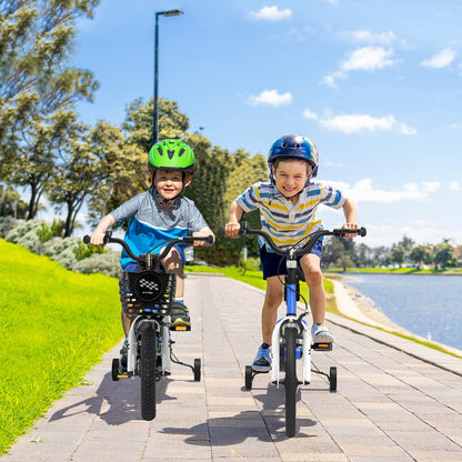 12 Inch Kids Bike With Training Wheels, 3-4 Years Old, Navy Kids Bike at Gallery Canada