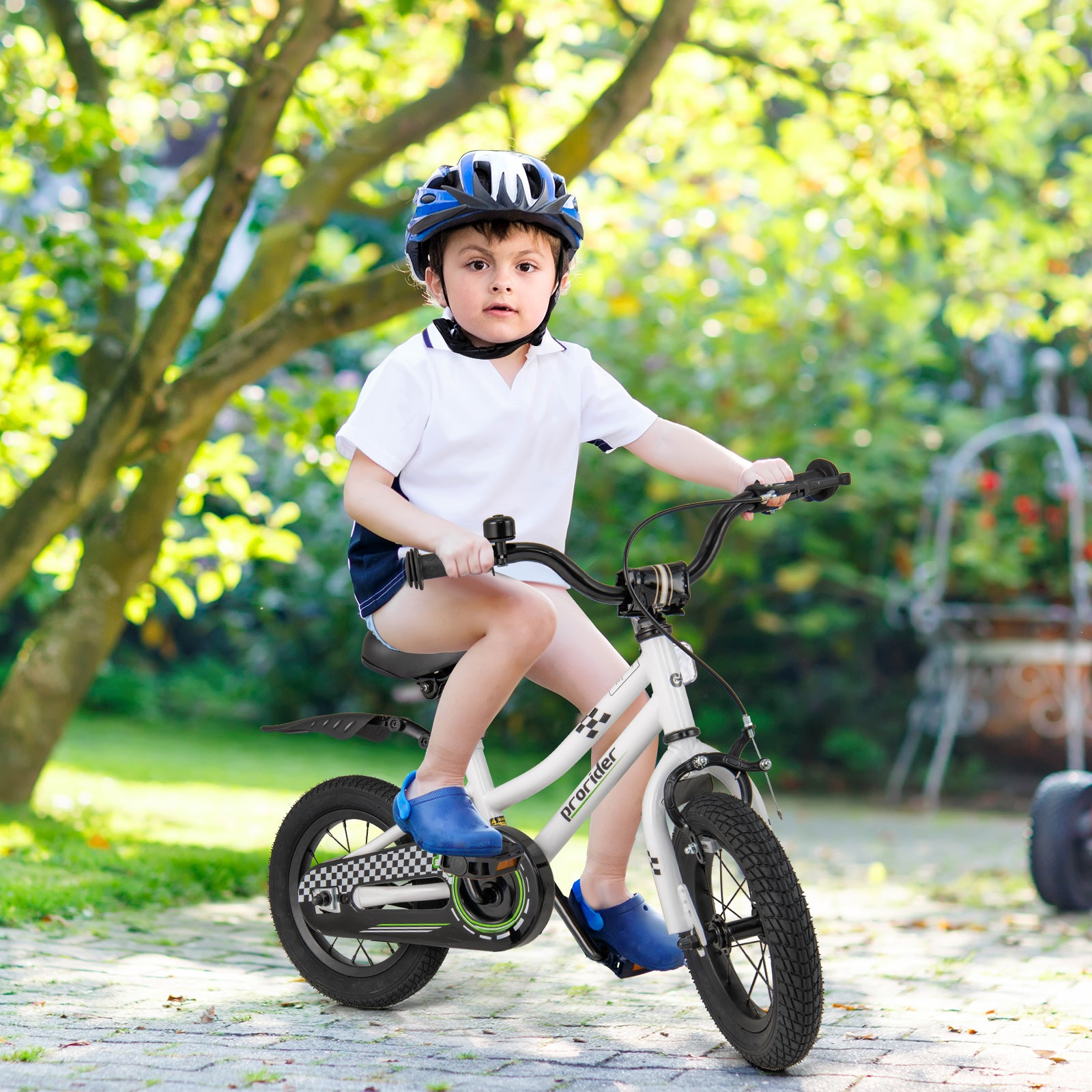 12 Inch Kids Bike With Training Wheels, For 3-4 Years Old, White Kids Bike at Gallery Canada