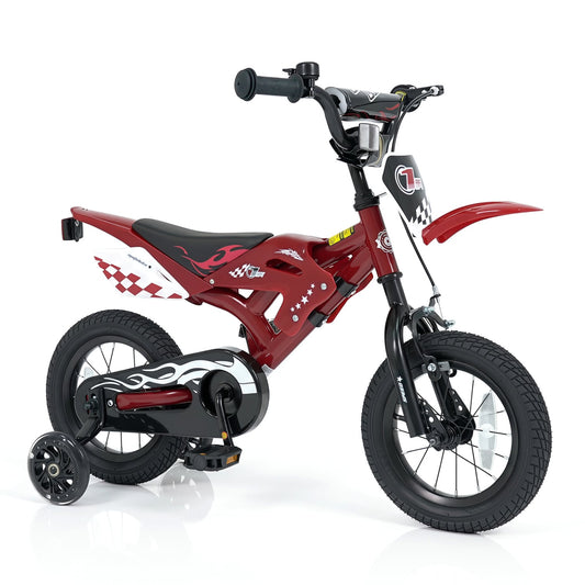 12 Inch Kids Bike Motorcycle-Inspired for Boy Girl Ages 3-4 Years, Red Kids Bike Red at Gallery Canada