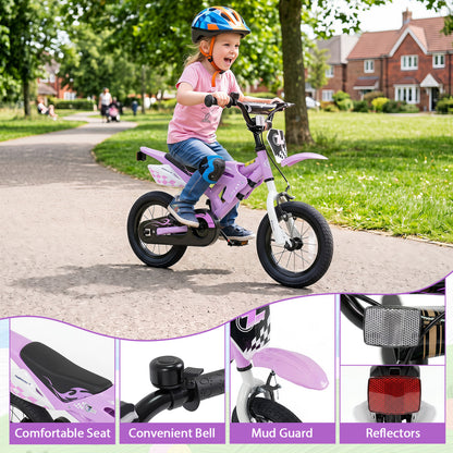 12 Inch Kids Bike, Ages 3-4 Years, Purple Kids Bike at Gallery Canada