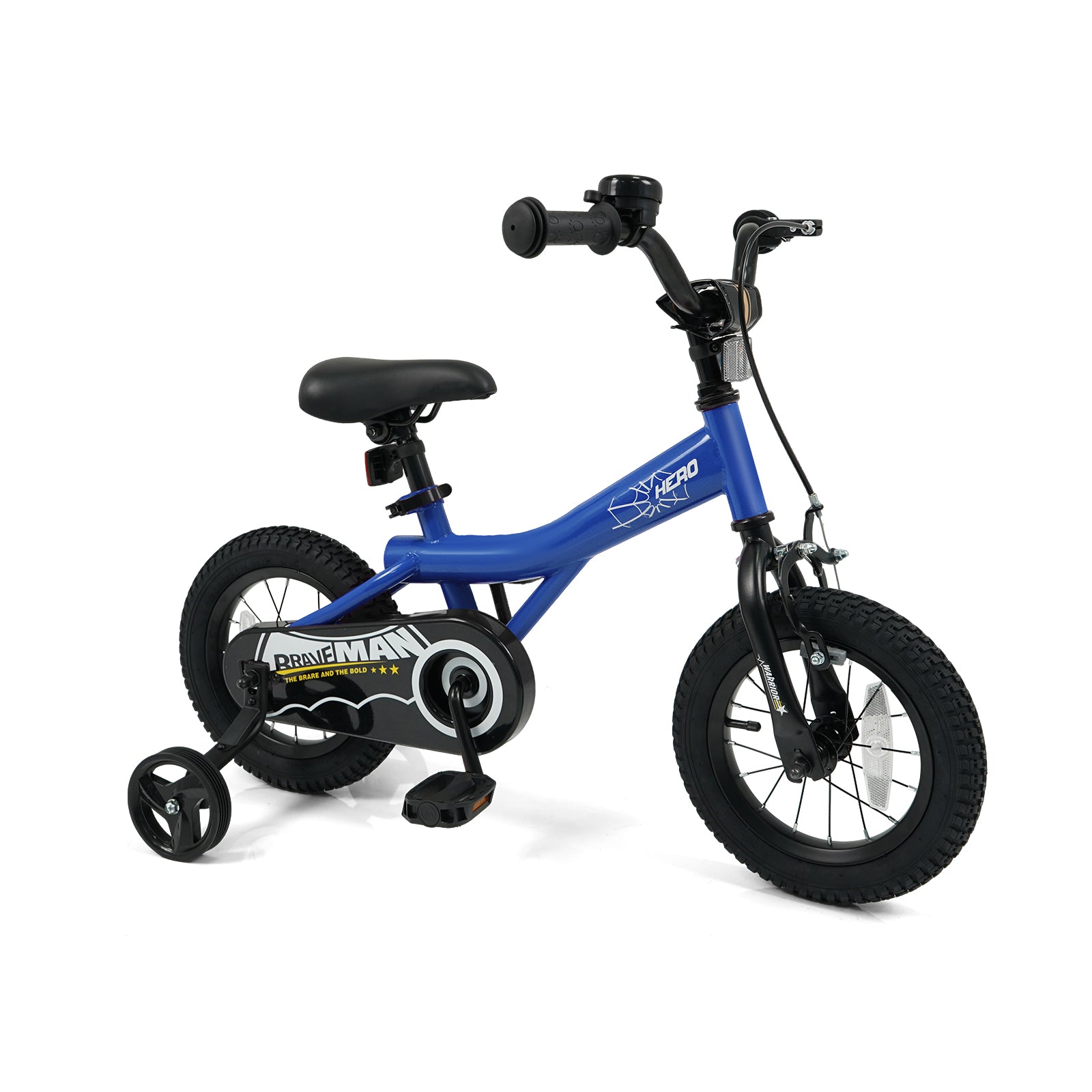 12-Inch Kids Bike, Removable Training Wheels, Navy Kids Bike at Gallery Canada