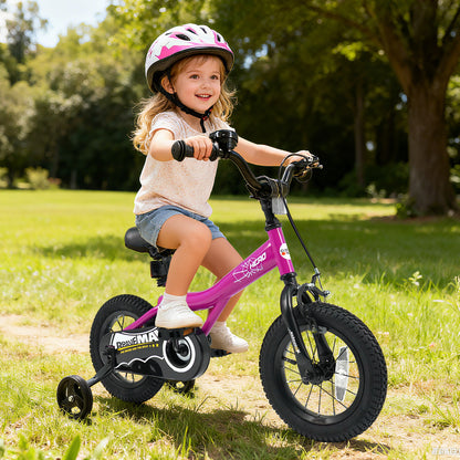 12-Inch Kids Bike With Removable Training Wheels, Brave Hero, Pink Scooters at Gallery Canada