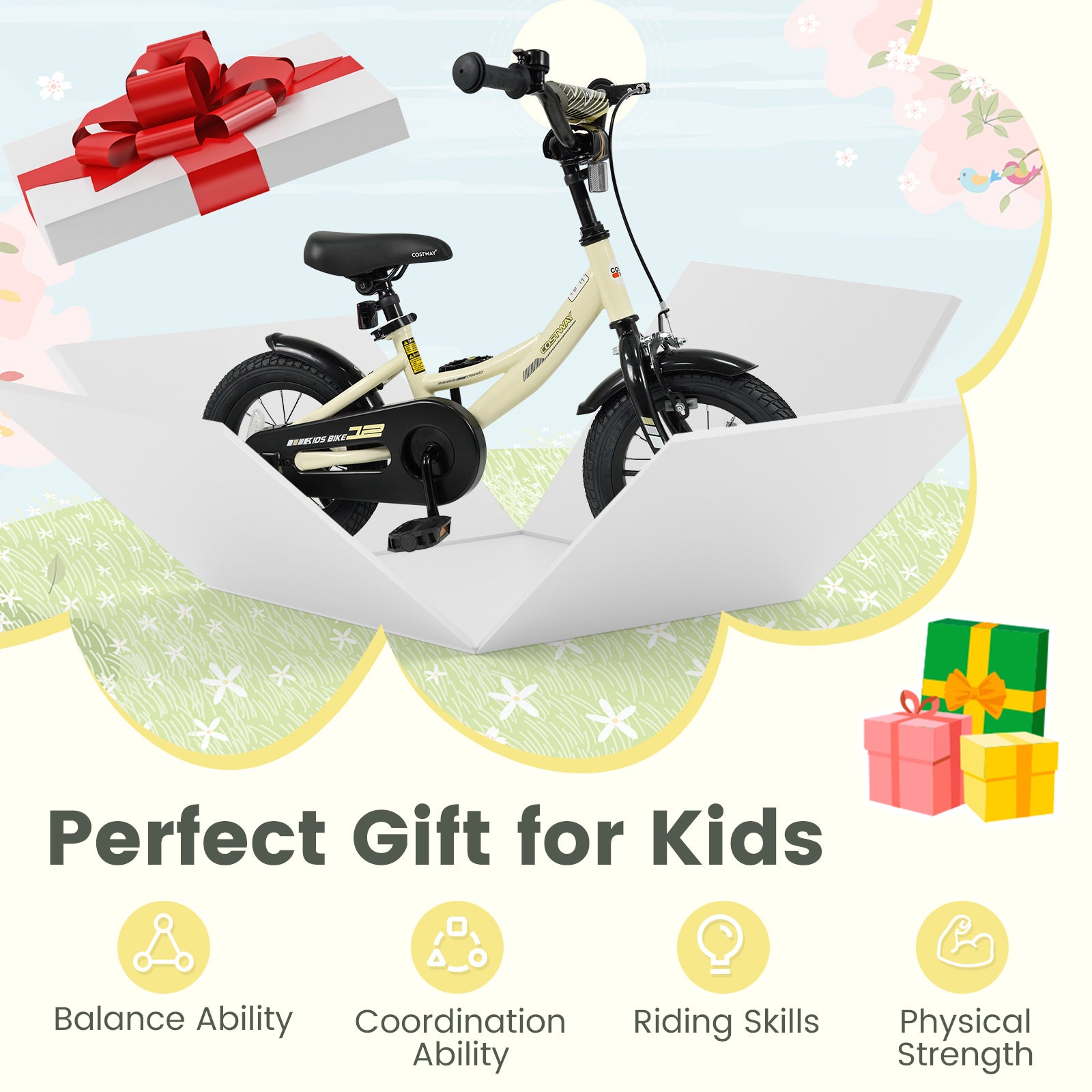 Kids Bike, 12 Inches, Removable Training Wheels, Sport Bicycle Kids Bike at Gallery Canada