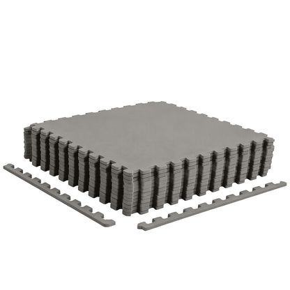 12 Pack Non-Slip Protective Interlocking EVA Foam Floor Tiles, Gray Decorative Fencing & Flooring at Gallery Canada