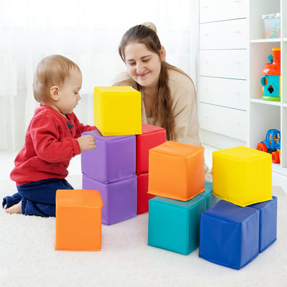 12 Pieces Soft Foam Building Blocks, Multicolor Climbers & Slides at Gallery Canada