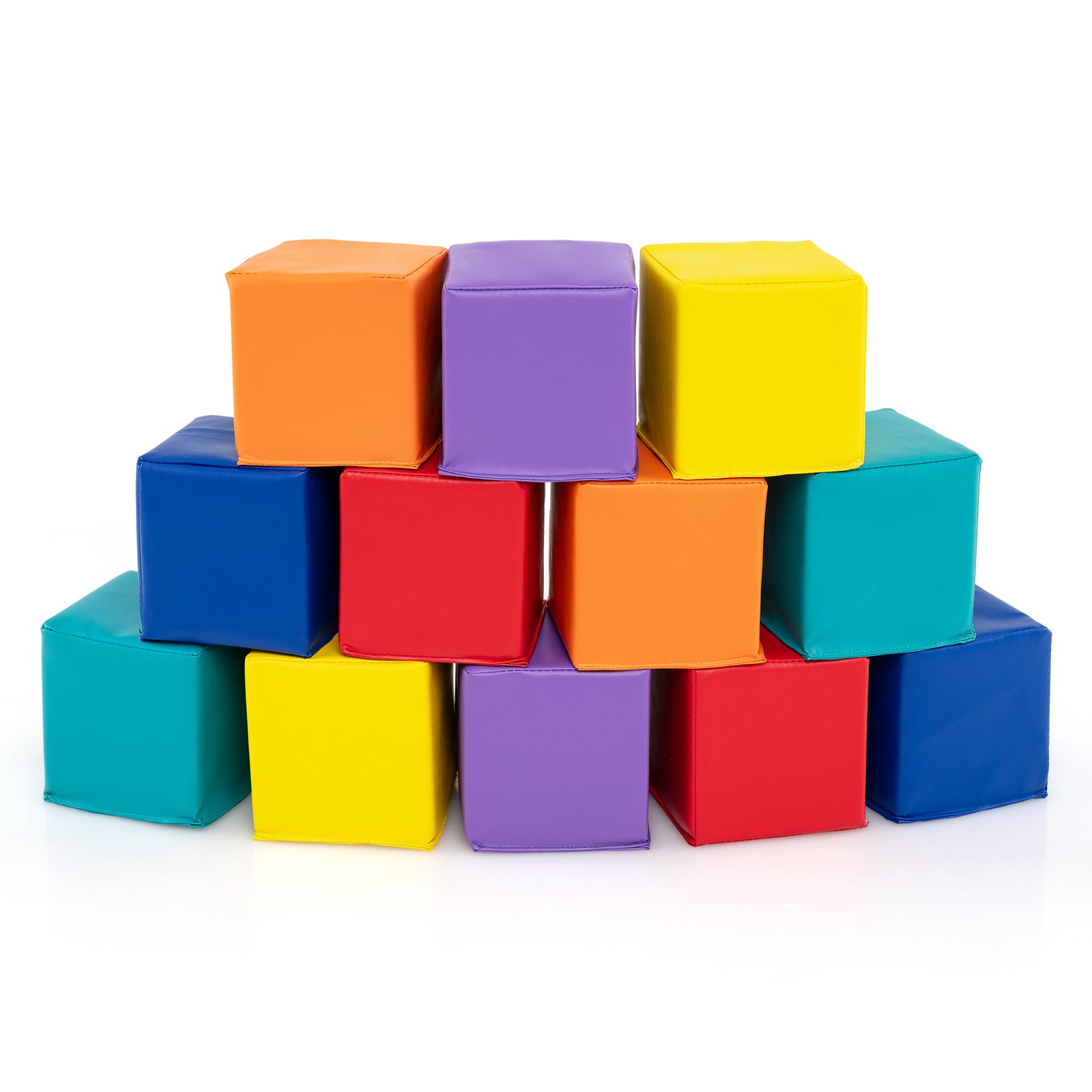 12 Pieces Soft Foam Building Blocks, Multicolor Climbers & Slides at Gallery Canada