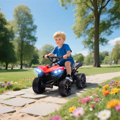 6V Kids ATV, 4 Wheeler Electric Ride on Car, for Ages 3-8, Red Electric Toy Cars at Gallery Canada