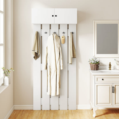 Wall Mounted Coat Rack, White Coat Racks & Hall Trees at Gallery Canada