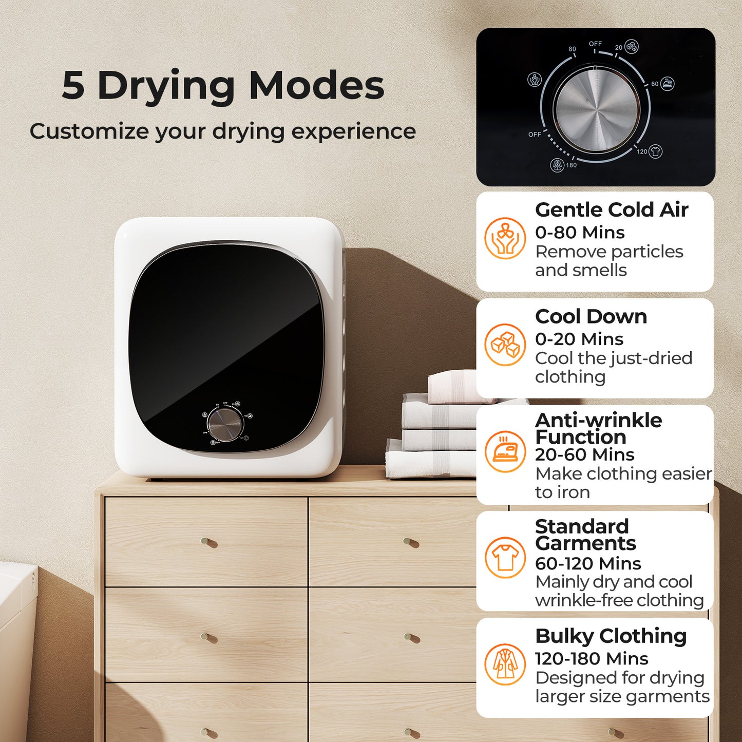 Portable Clothes Dryer, Compact Drying Machine, Stainless Steel Tub Dryers at Gallery Canada