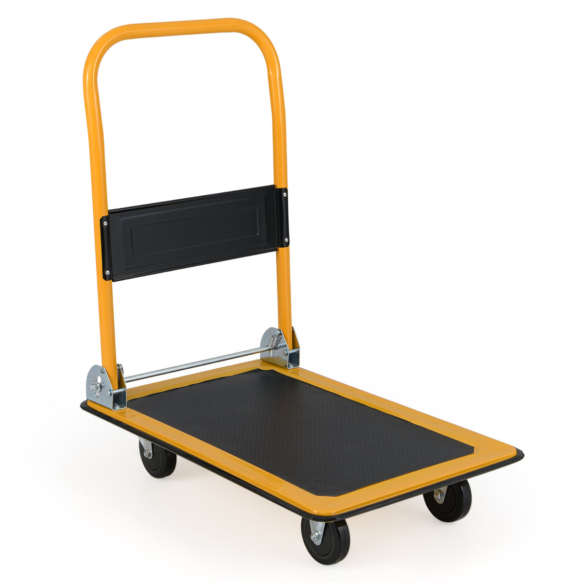 Foldable Platform Cart Dolly, Warehouse Push Hand Truck, Black Garden Tools at Gallery Canada