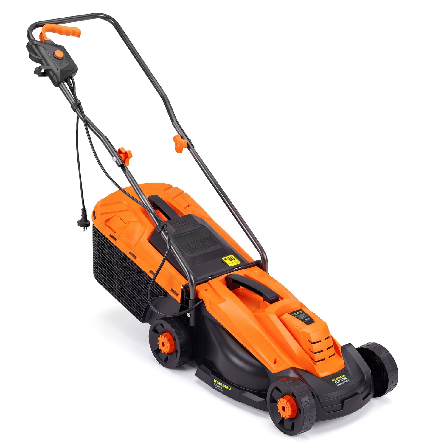 13-Inch 12-Amp Corded Lawn Mower, 3-Position Height, Orange Garden Tools Orange at Gallery Canada