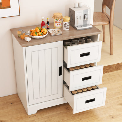 Farmhouse Sideboard Buffet Cabinet, White Sideboards Cabinets & Buffets at Gallery Canada