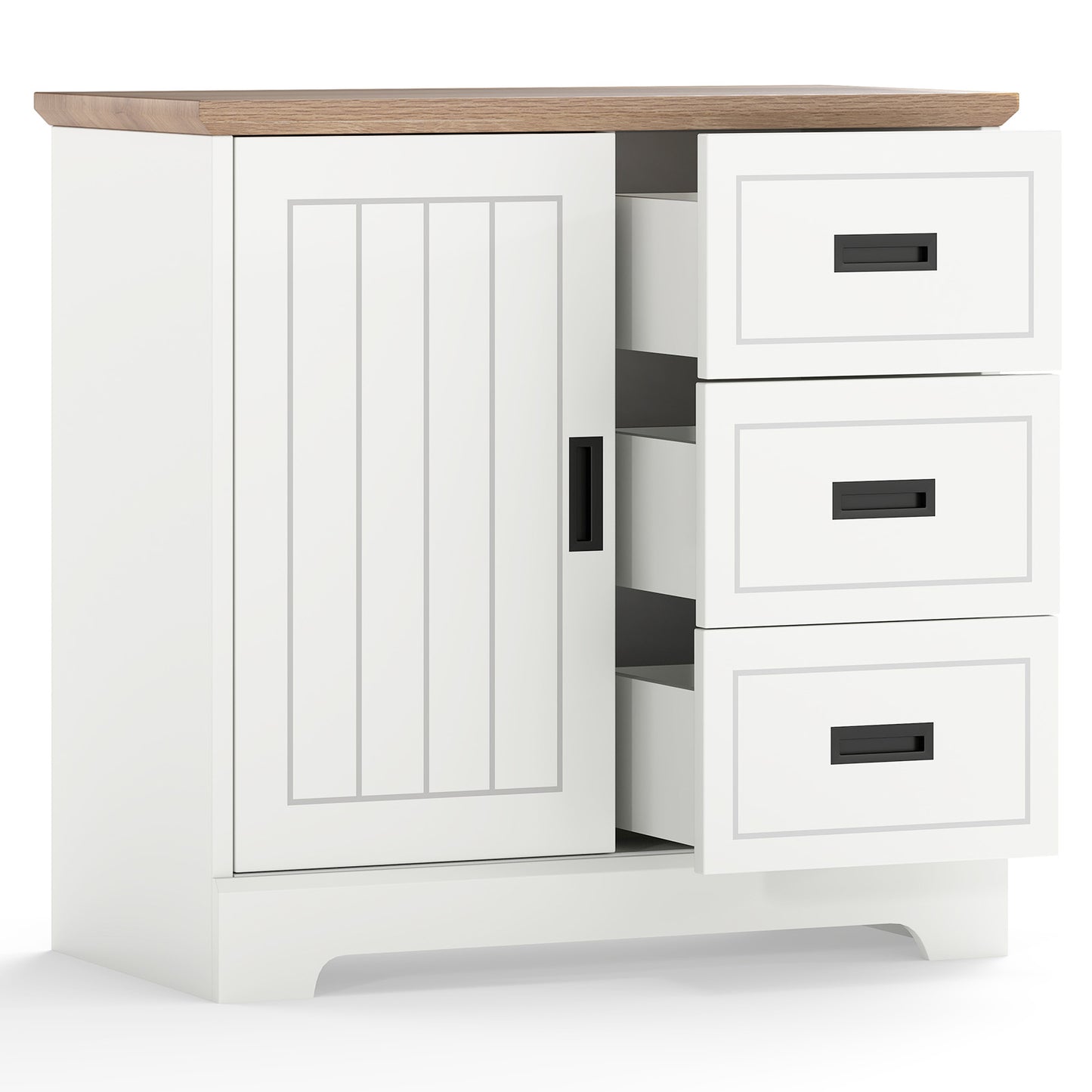 Farmhouse Sideboard Buffet Cabinet, White Sideboards Cabinets & Buffets at Gallery Canada