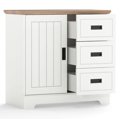 Farmhouse Sideboard Buffet Cabinet, White Sideboards Cabinets & Buffets at Gallery Canada