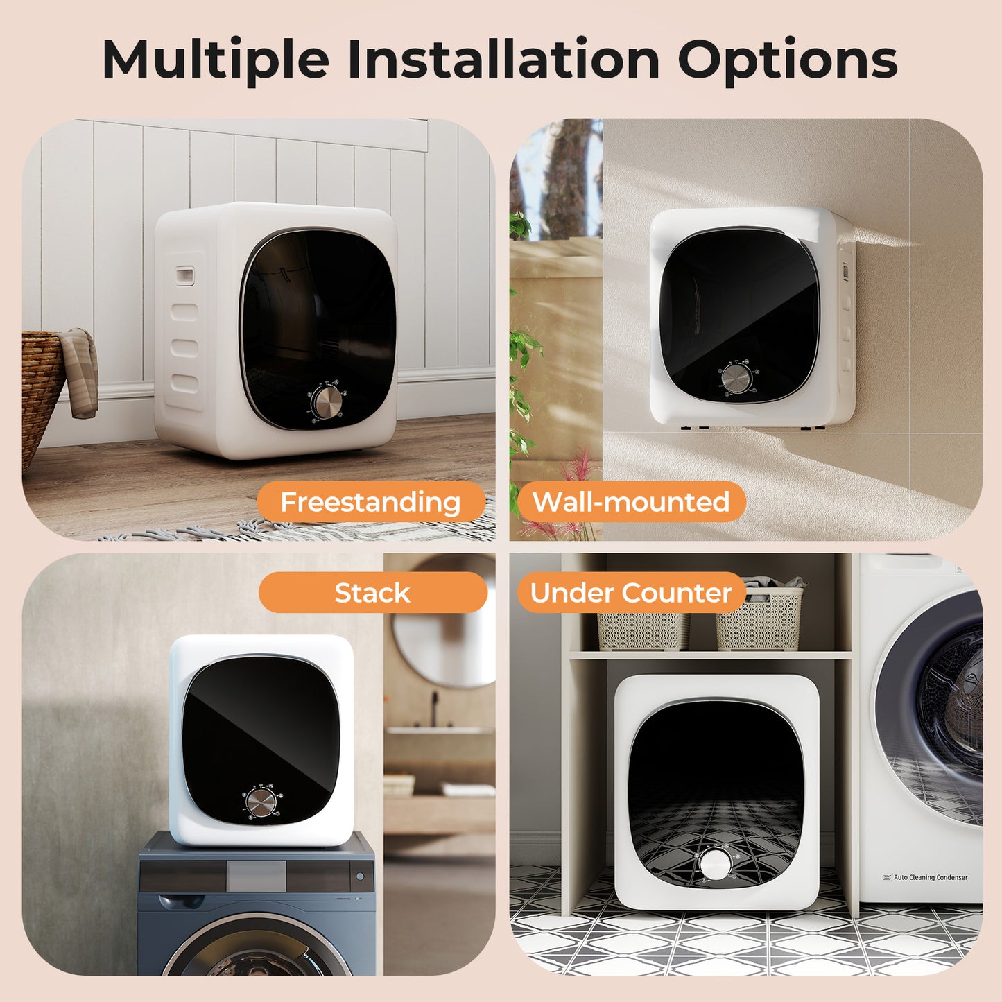 Portable Clothes Dryer, Compact Drying Machine, Stainless Steel Tub Dryers at Gallery Canada