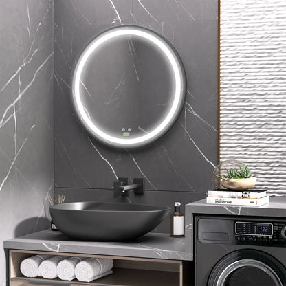 Dimmable LED Bathroom Mirror, Anti Fog Vanity Mirror, 28 In Bath Accessories at Gallery Canada