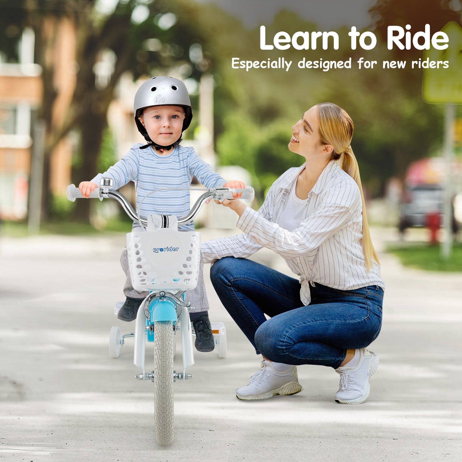 Kids Bike, 14 Inches, Dual Brakes, Adjustable Seat, Blue Kids Bike at Gallery Canada