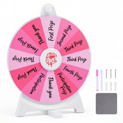 14 Slots Spin Wheel With Blackboard Marker, Pink Game Room Pink at Gallery Canada