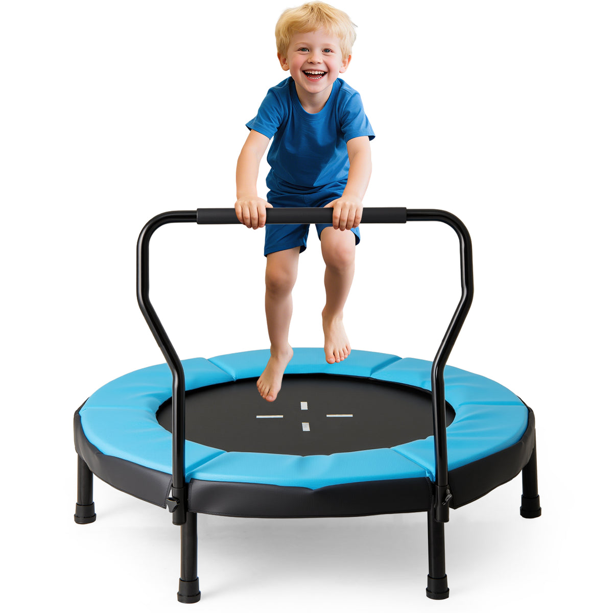 40 Inch Trampoline For Kids, Indoor Outdoor Fitness, Blue Trampolines at Gallery Canada